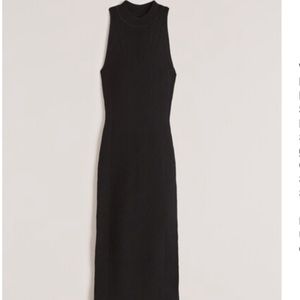 Abercrombie & Fitch Mockneck Midi Sweater Dress